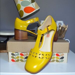 Orla Kiely forClarks Limited Edition Bibi shoes SIZE 8
